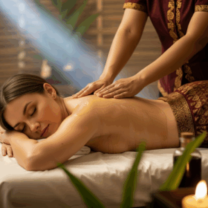 Golden hete olie massage